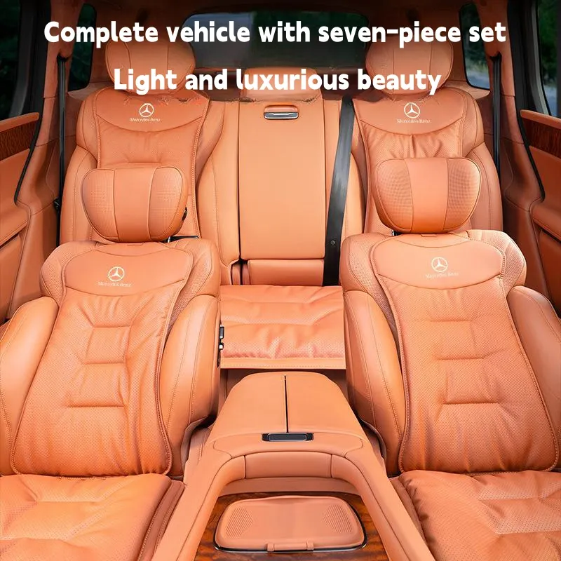 High-end nappa leather punching breathable car seat cushion