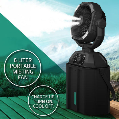 SaguWork Portable Misting Bucket Fan