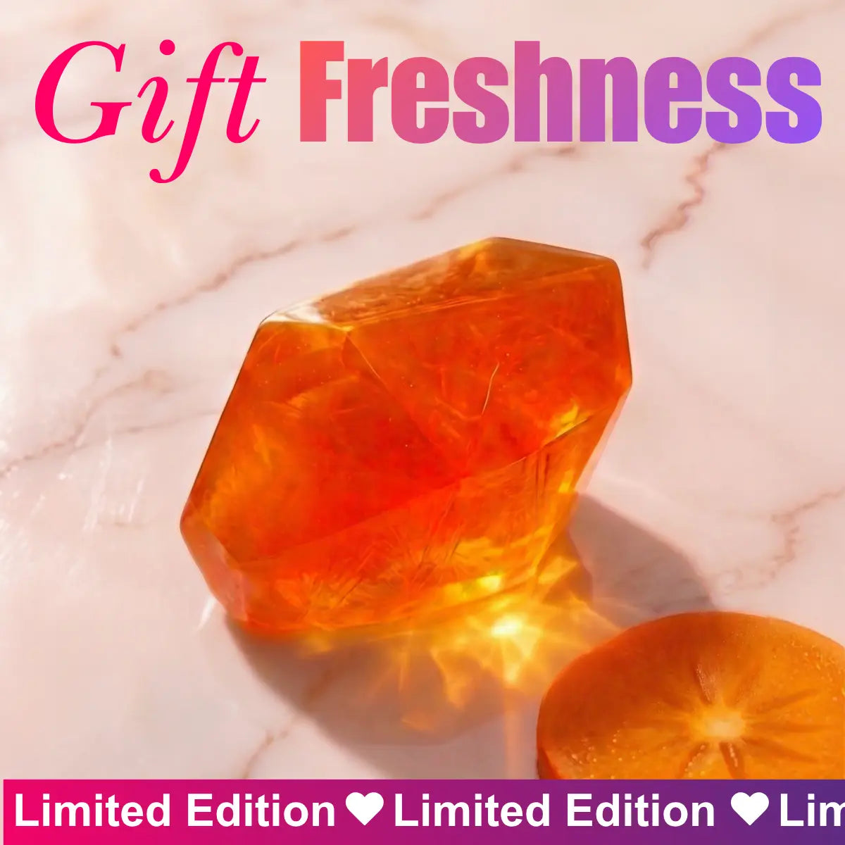 Limited Edition Diamond Persimmon Soap