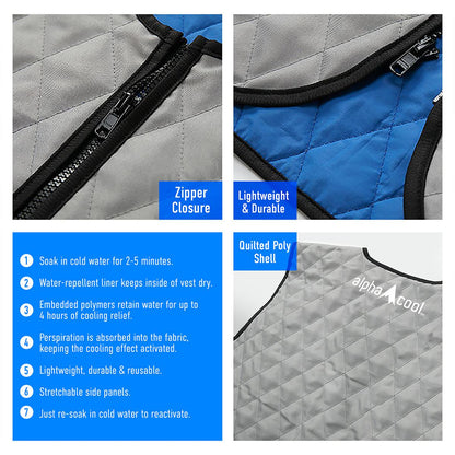 Fan Blow Light Vest（4Fans & Battery Included）