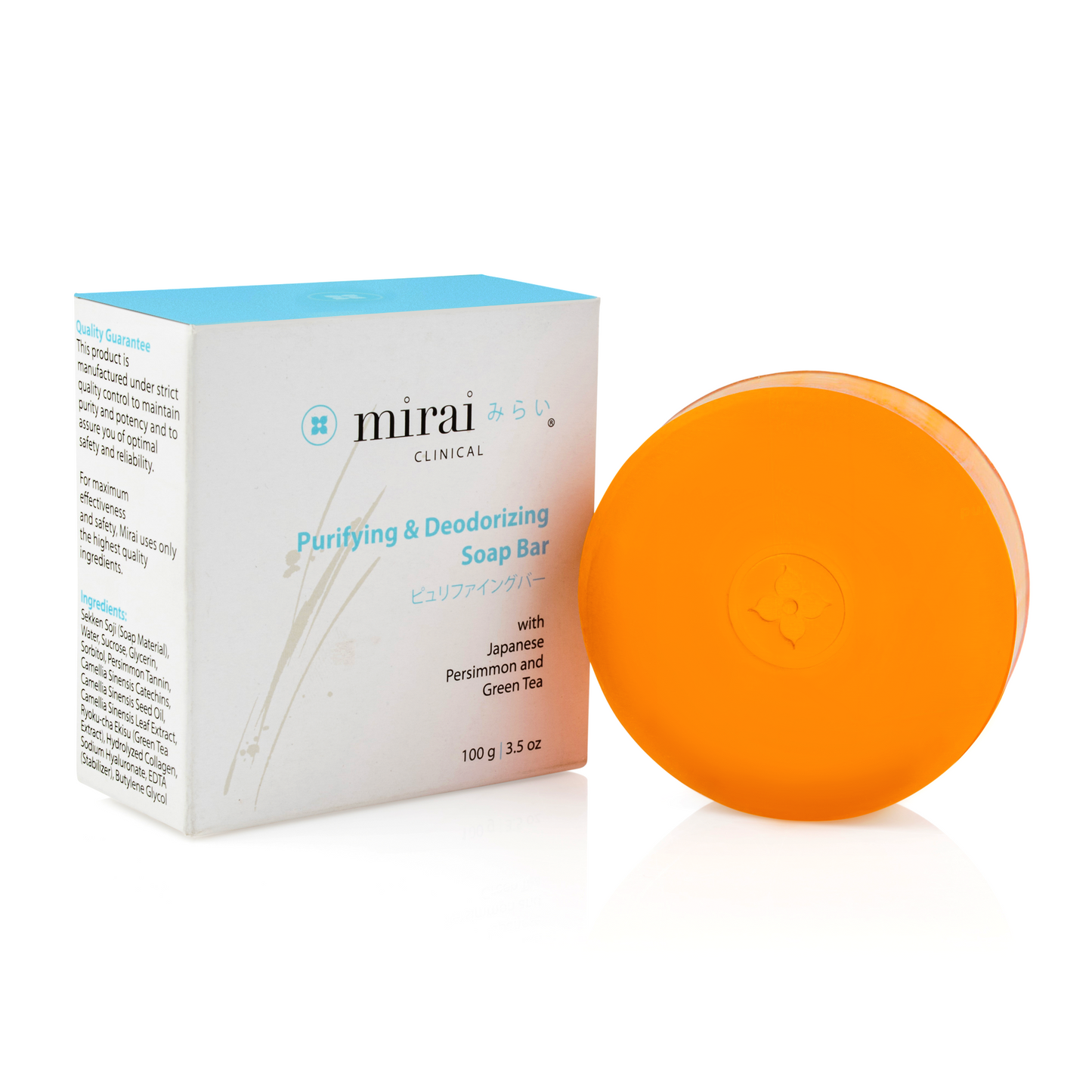 Mirai Clinical™ Deodorizing Soap with Persimmon [Buy 3 + 1 Free]