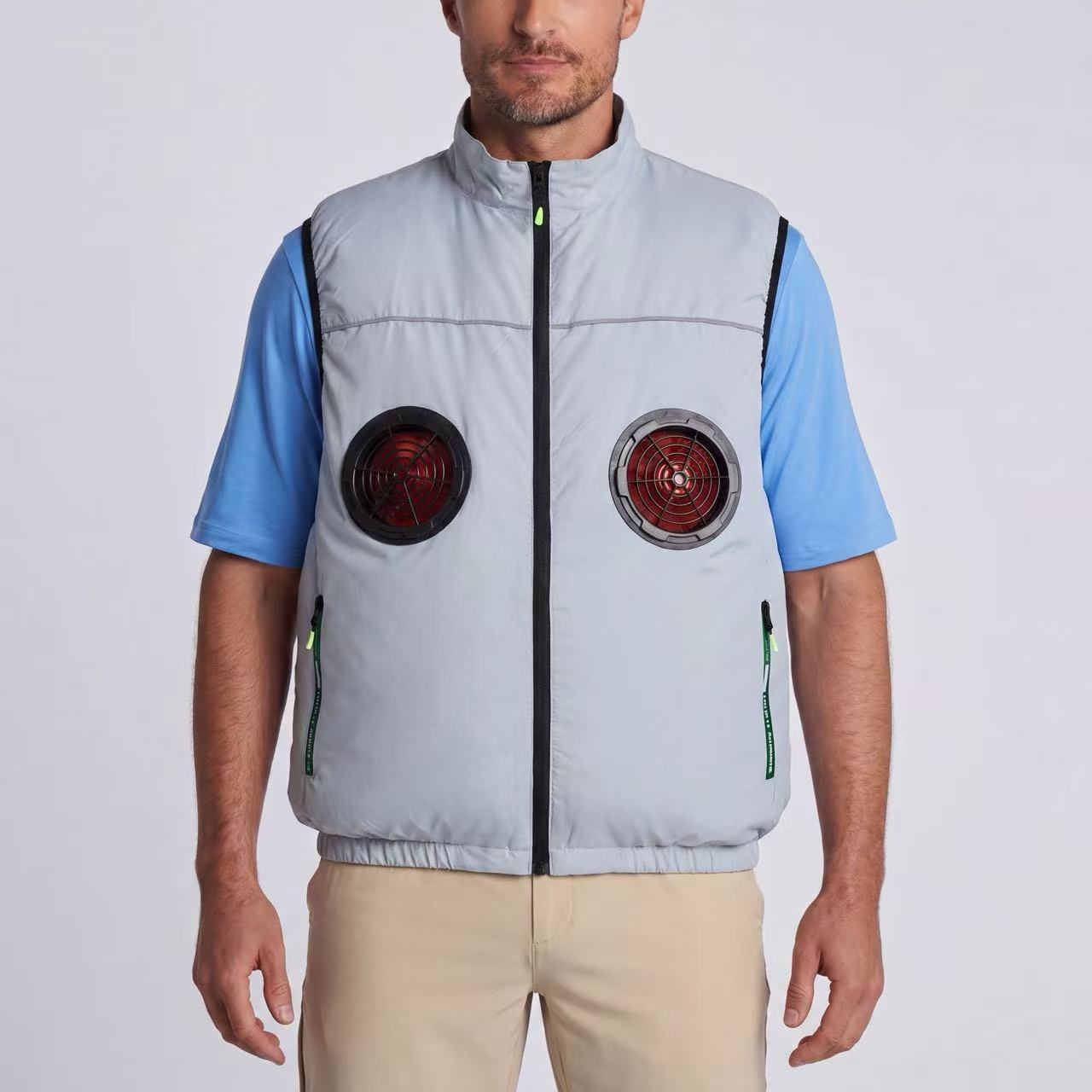 Fan Blow Light Vest（4Fans & Battery Included）