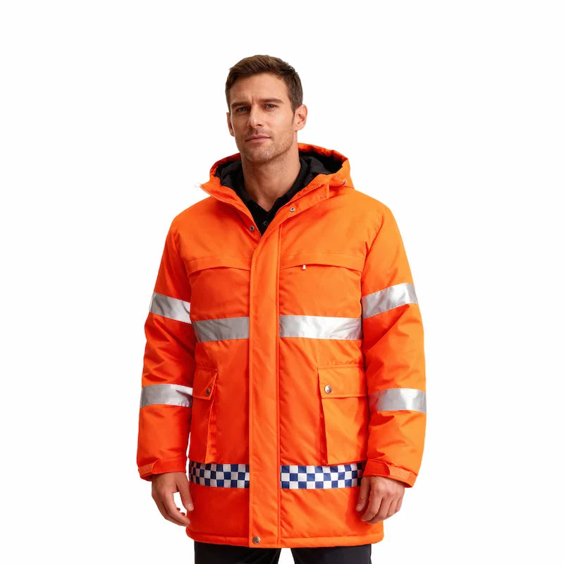 Heated Hi-Vis Mid-Length Parka 5V
