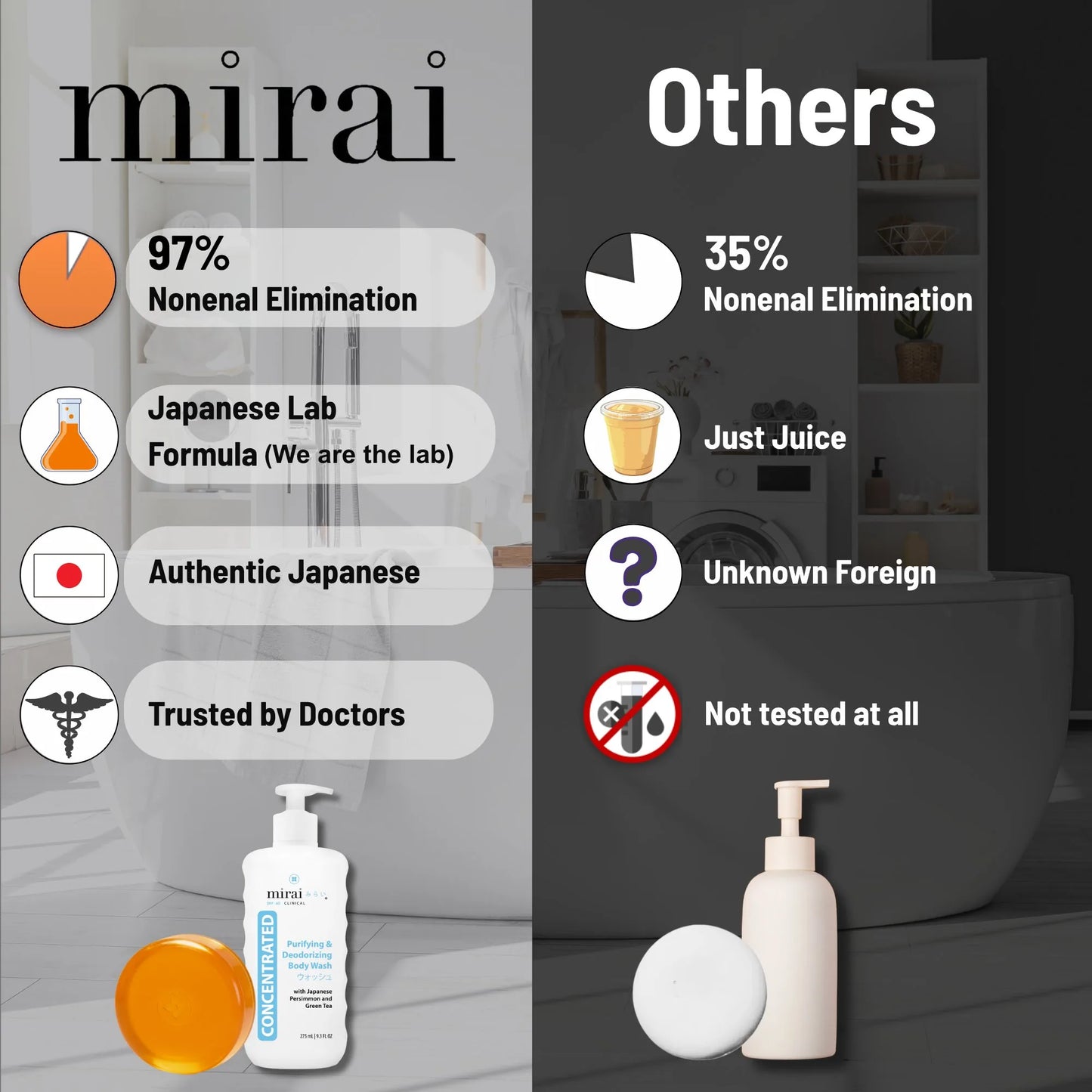 Deodorizing Soap Bar and Body Wash