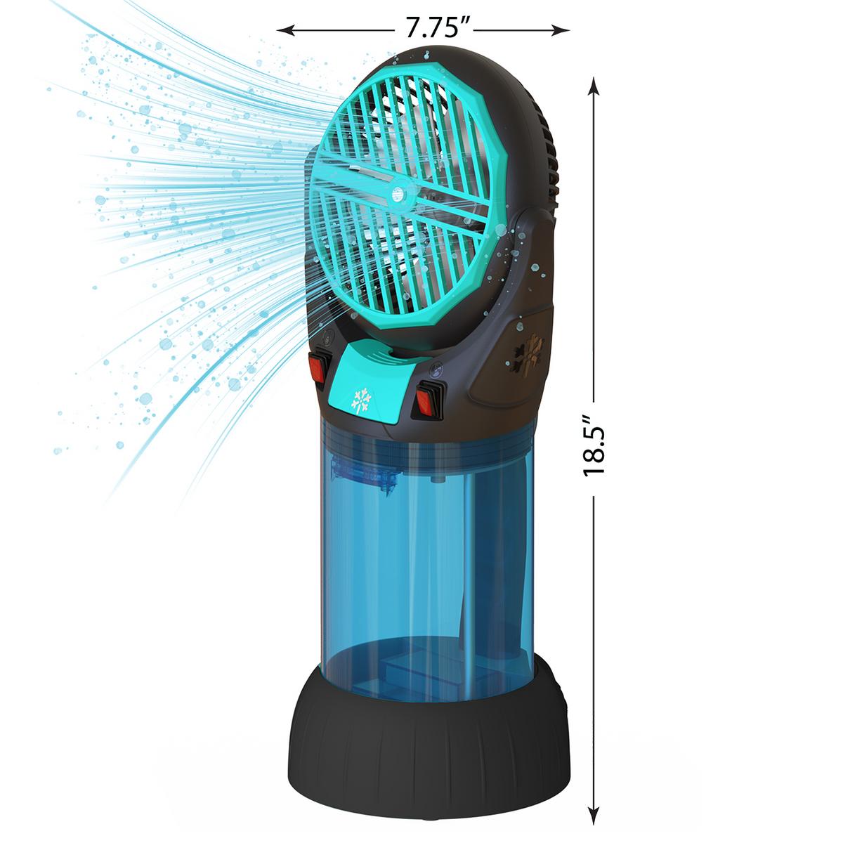 SaguWork CoolBurst High-Velocity Portable Water Misting Fan
